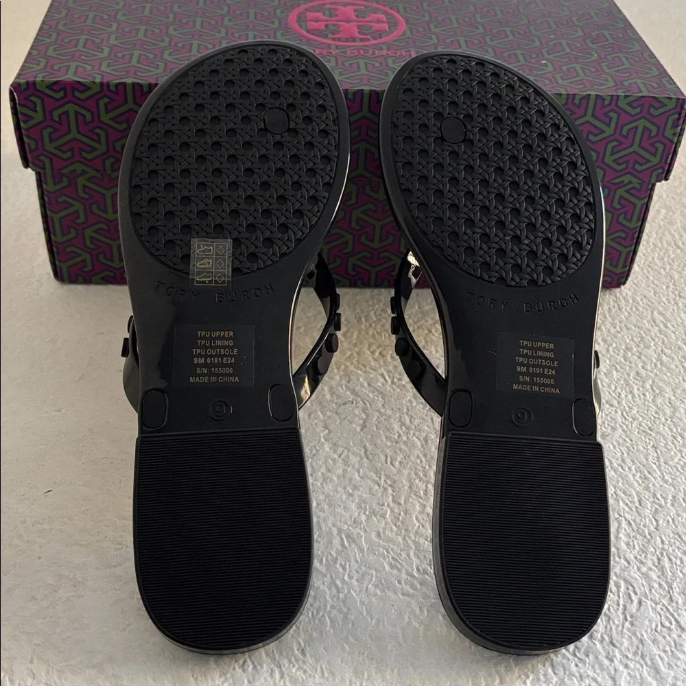 Tory Burch Studded Jelly Flip Flops